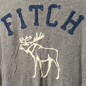 Gray Abercrombie and Fitch Muscle T-Shirt